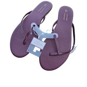 Lauren Conrad Womens Burgundy Sandals Size 9 New With Tags